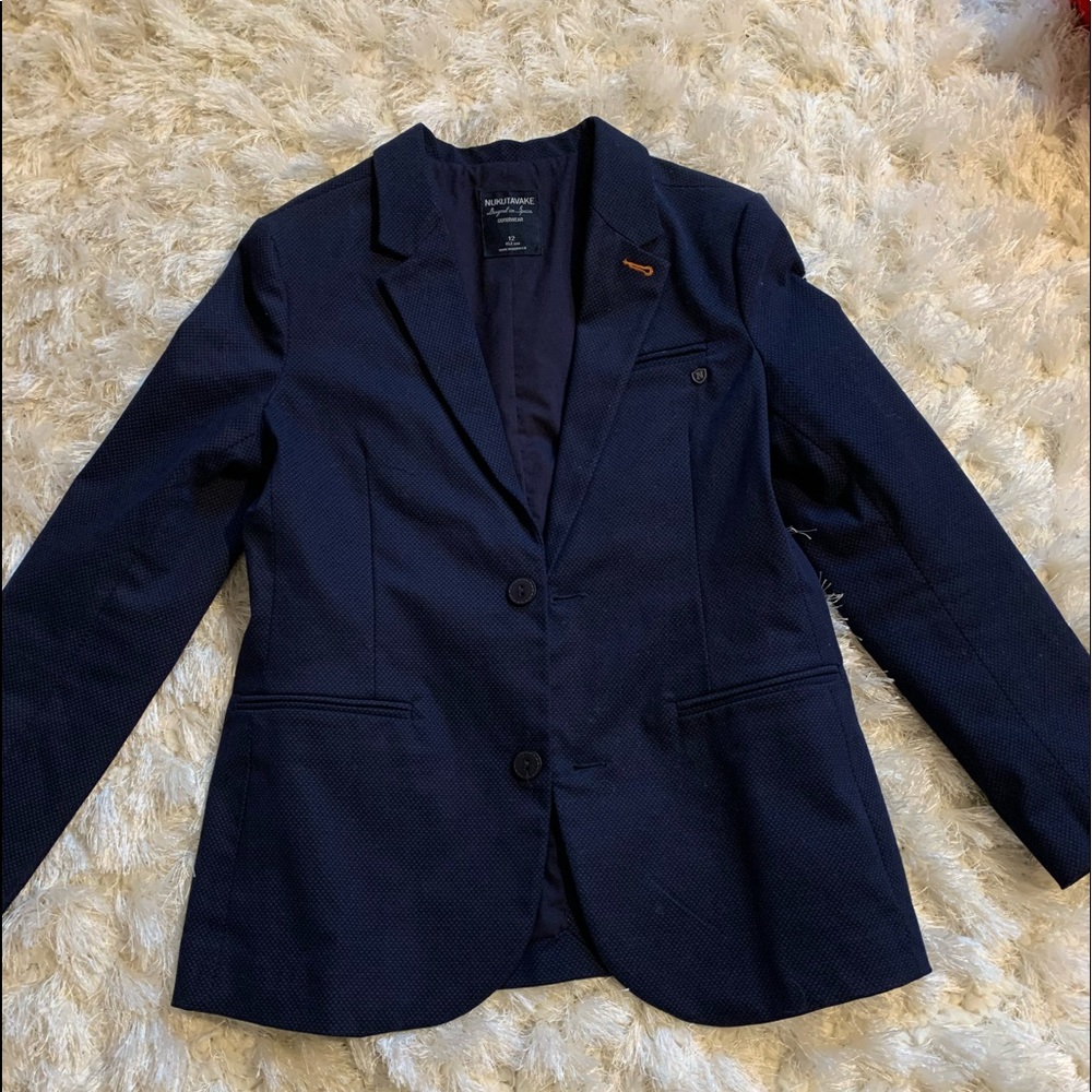 Nukutavake Boys Lined Sport Coat Size 12